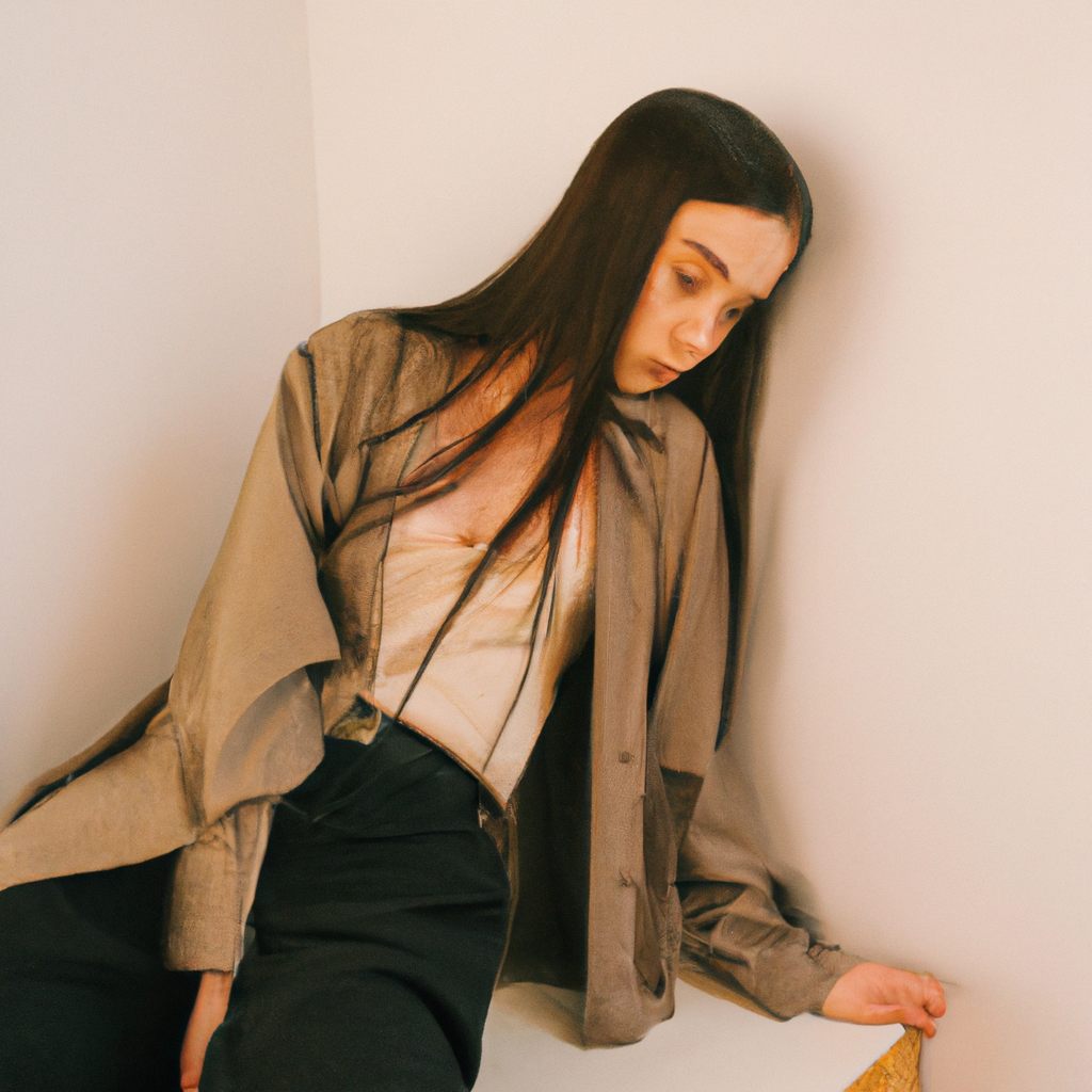 Editorial de moda con ciclorama blanco y luz natural