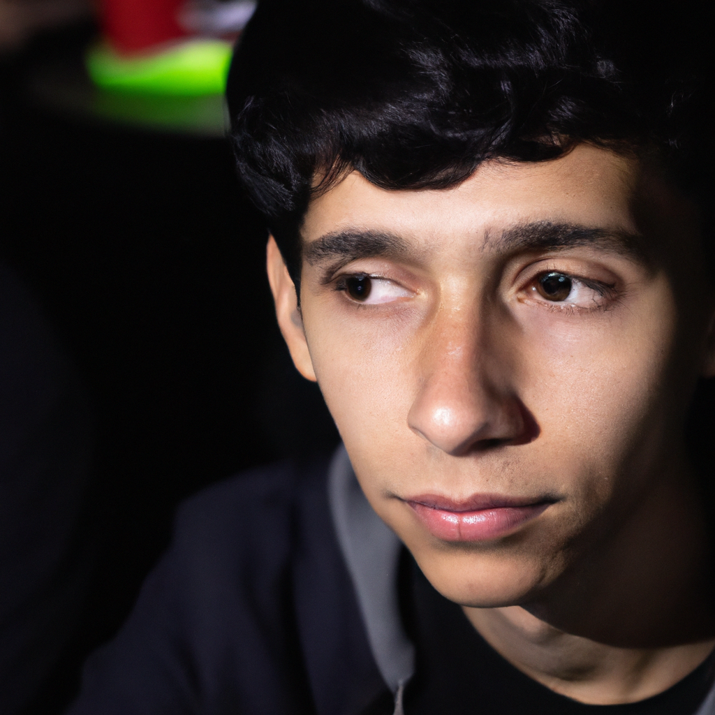 Retrato de Diego Salas con tonos neutros.